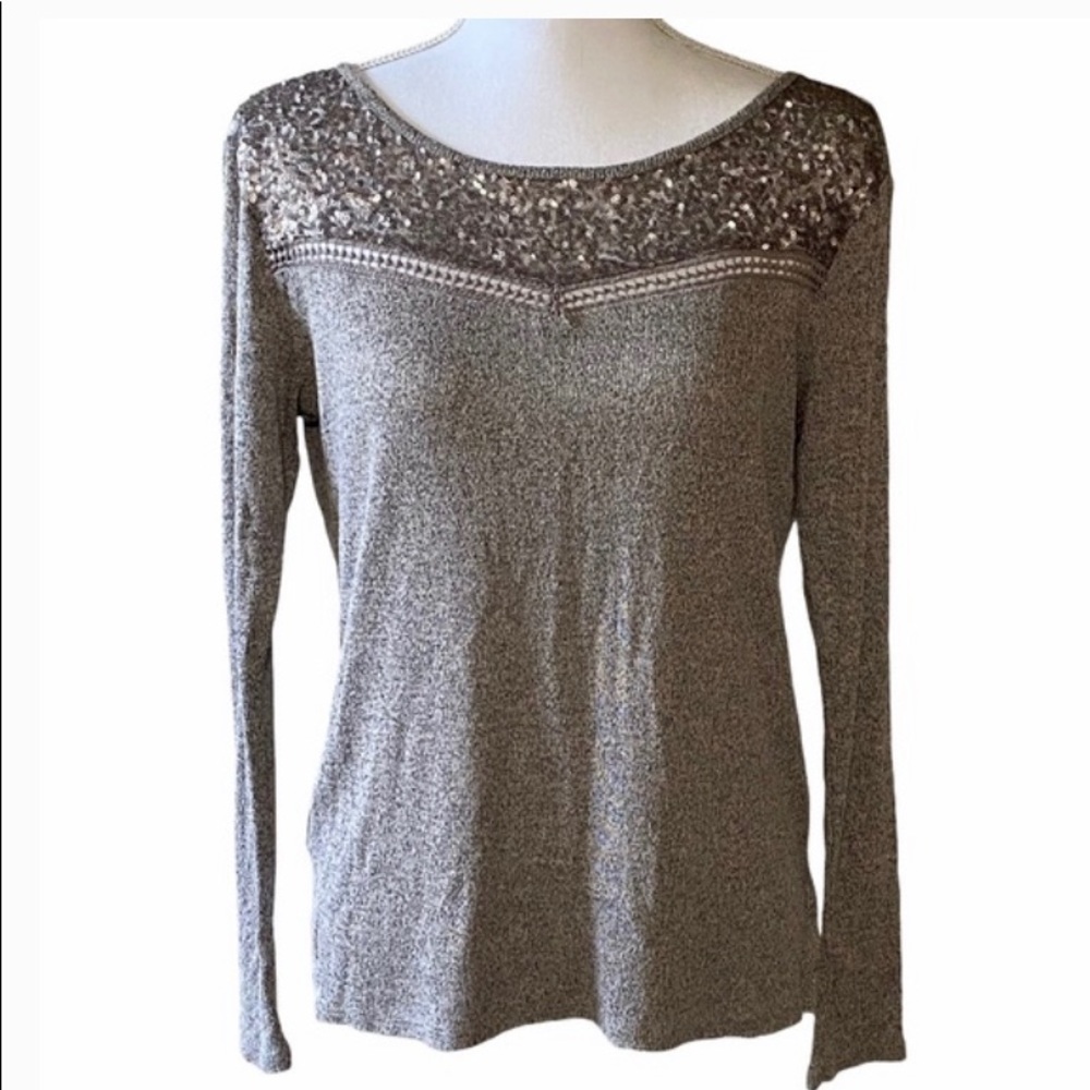 Day trip long sleeve sequence sweater